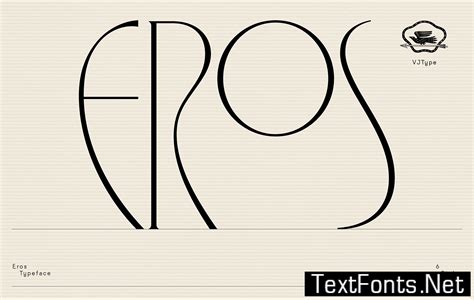 Eros Typeface .